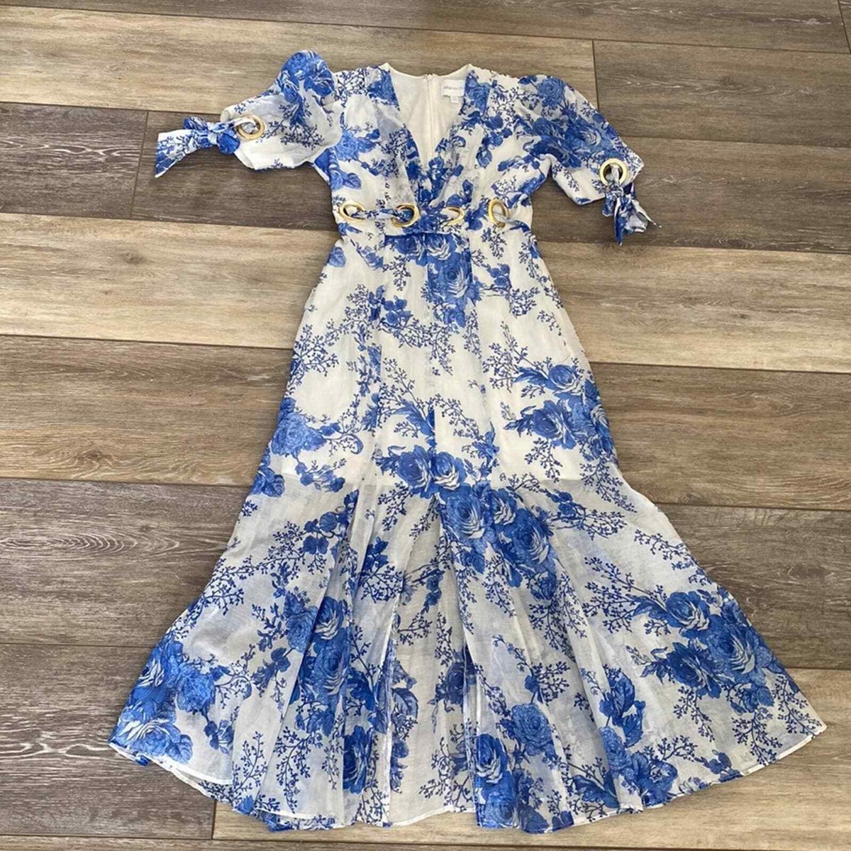 alice mccall blue floral dress Navy Maxi Dress
