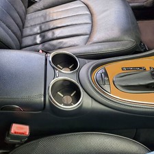 Neu Doppelbecherhalterung Schwarz f&uuml;r 08-11 Mercedes-Benz W219 C219 CLS550 CLS63