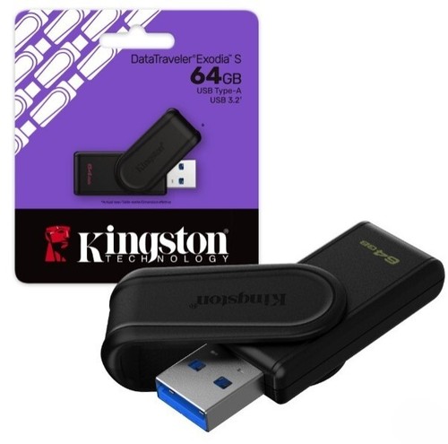 Kingston 64 Go 128 Go 256 Go DataTraveler Exodia S USB 3.2 Gen 1 clé USB Royaume-Uni - Photo 7/12