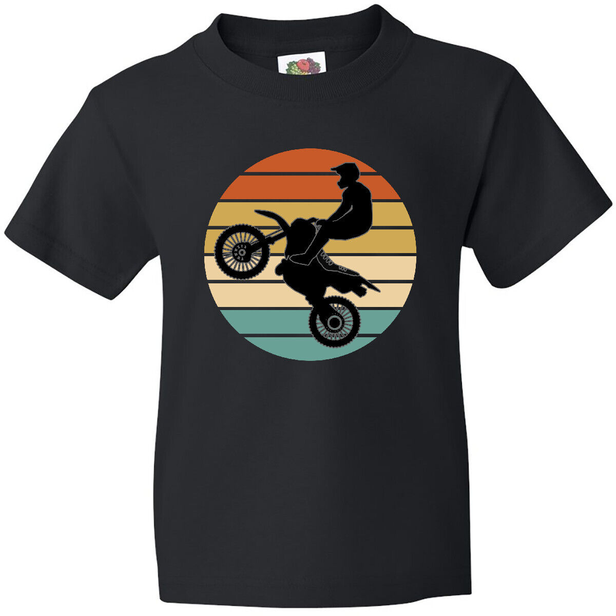 Retro Vintage Motocross T Shirt, Sunset Dirt Bike Motorcycle Retro Vintage Motocross T Shirt, Sunset Dirt Bike Motorcycle