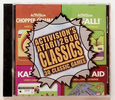 1998 Activision Atari 2600 Classics 30 Games CD-ROM Sealed