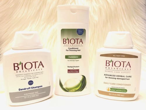 Set Of Biota Botanicals Dandruff Shampoo and Thinning Hair Conditioners 3 pc - Picture 2 of 4