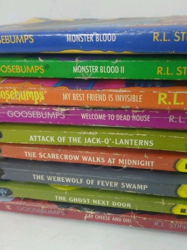 Goosebumps Books Lot Of 9 - R. L. Stine  - Picture 1 of 21