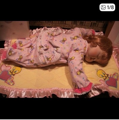 Vtg Ashton Drake Tweet Dreams Doll Looney Tunes Cuties Tweety Bird Quilt