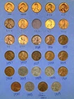 Lincoln Wheat Cent Collection – 87 Coins in Album (1941–1960s) with Steel Cents