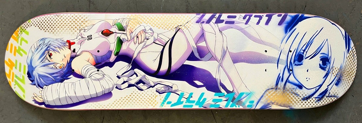 REI♡ RARE 1/1 PAINTED Neon Genesis Evangelion “REI 3” 8.25” Hook