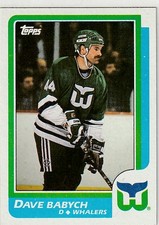 Dave Babych 1986-87 Topps #73 Hartford Whalers