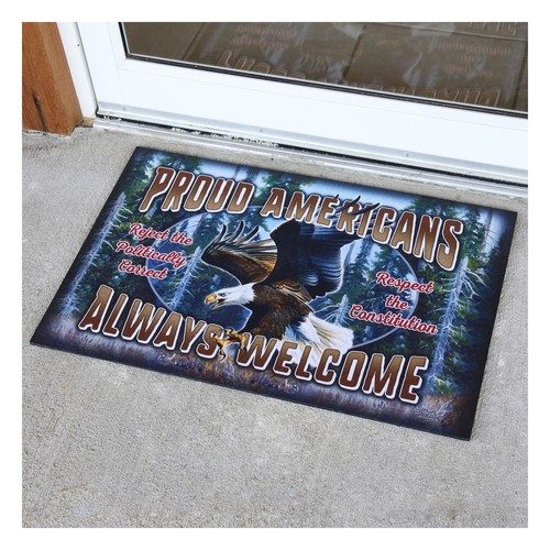 Rivers Edge Products Rubber Door Mat, 26" x 17" Anti-Slip Indoor or Outdoor - Picture 2 of 7