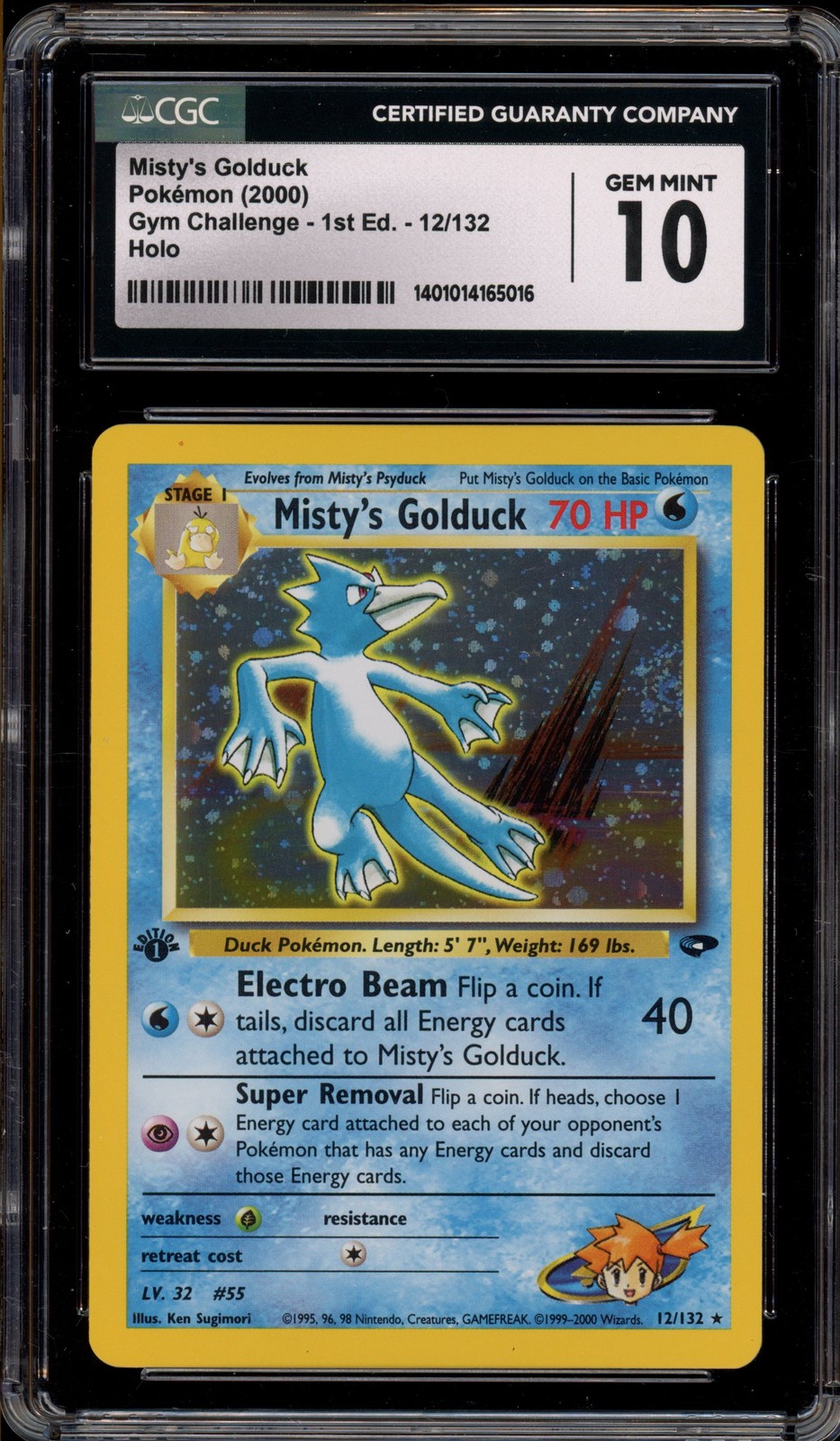 Misty's Golduck — Gym Challenge