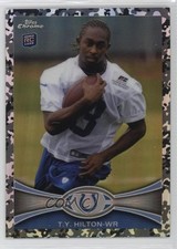 2012 Topps Chrome Military Refractor /499 TY Hilton #168 0l1