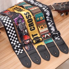 Retro Ethnic Adjustable Guitar Strap for Acoustic Electric Bass Ukulele
