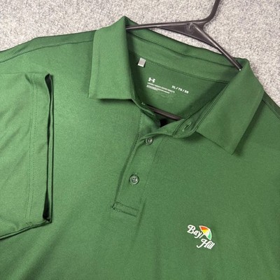 Under Armour Arnold Palmer's Bay Hill Golf Polo Shirt Mens XL Green Loose Fit