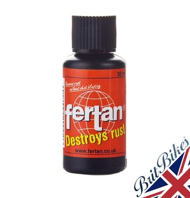 FERTAN RUST CONVERTER CORROSION TREATMENT KILLER STOP PROTECTION 30ml with BRUSH