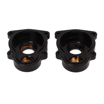 2pcs RC Steering Knuckle Cover Brass Black Remote Control Accessories For R ZBHL
