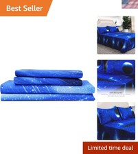 Luxurious Galaxy Sheet Set Twin Size   Soft, Breathable, and Wrinkle-Resistant