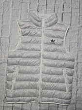 Adidas Essentials Made With Nature Puffer Vest HK7539 White Men  s Size Small