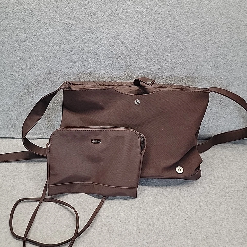 Kenneth Cole Reaction Bandolera Marrón con Cartera Pequeña Foto 3 de 4