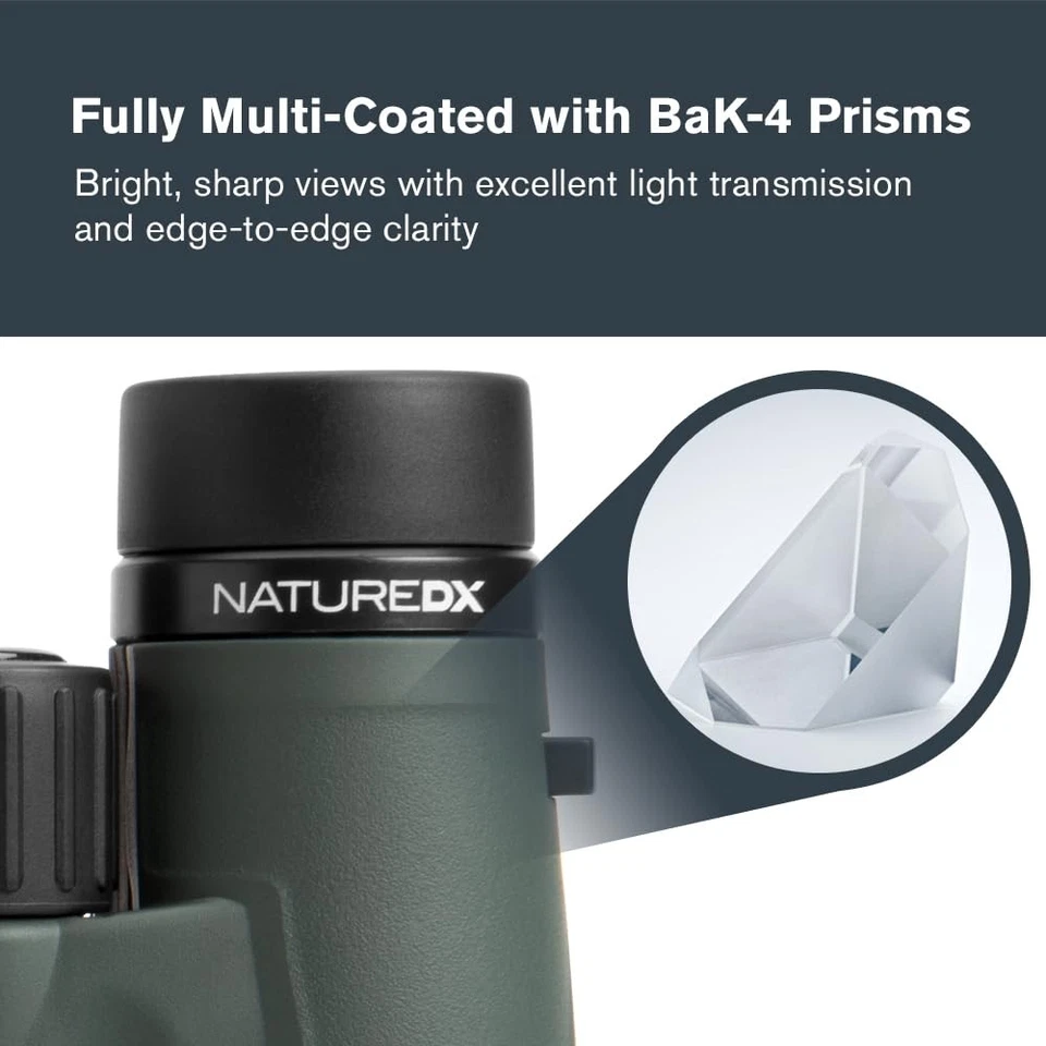 - Nature DX 10x42 Binoculars – Ideal for Birding and Outdoors – 42mm Objectiv... - Image 3 of 4