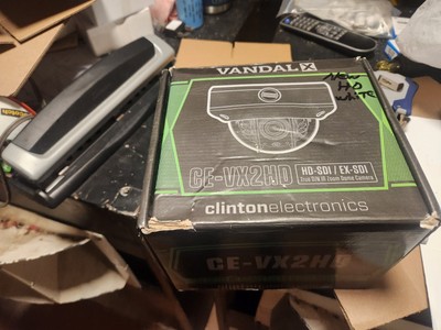 NEW Clinton Electronics Dome Camera CE-VX2HD - EX-SDI 2.0 IR Vandal X w/Heaters