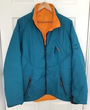 Snugpak Jacket Reversible Camping Packaway Insulated Mens XL Blue Orange
