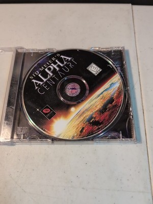 Sid Meier's Alpha Centauri Planetary Pack Game PC 2000 Disc Case Alien Crossfire