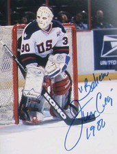 Jim Craig Signed USA Gold Medal 1980 Miracle Autographed 8X10 Reprint Photo