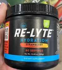 Redmond Re-Lyte Hydration Electrolyte Mix Strawberry Lemonade 60 Servings New