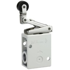 1PC SMC CORPORATION VM230-N02-30RA Valve, mech, push button red mushroom, 3 por