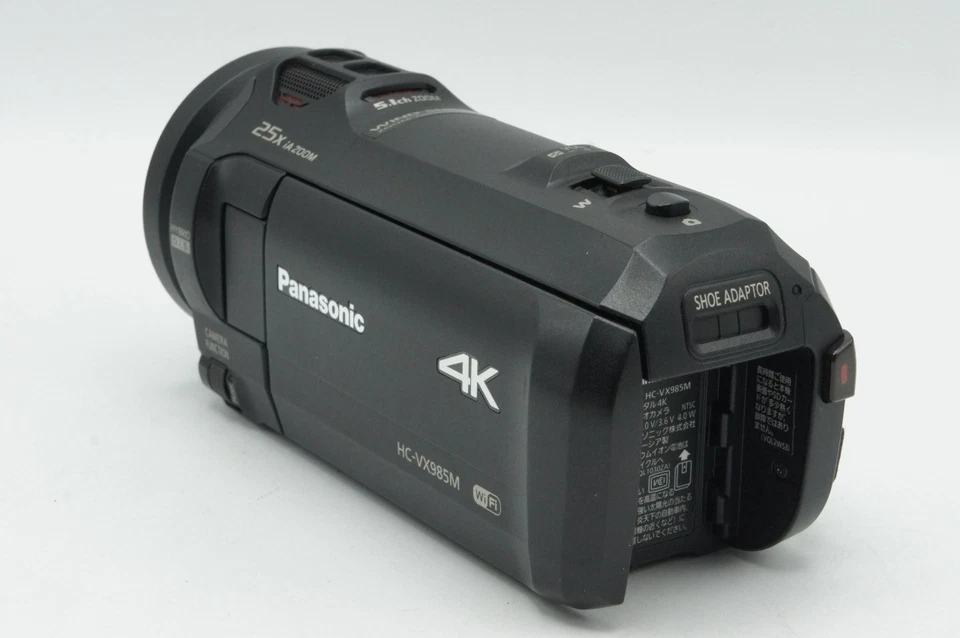 [Near mint] Panasonic HC-VX985M 4K 64GB Memory Video Camera Black #251113m - Image 4 of 4