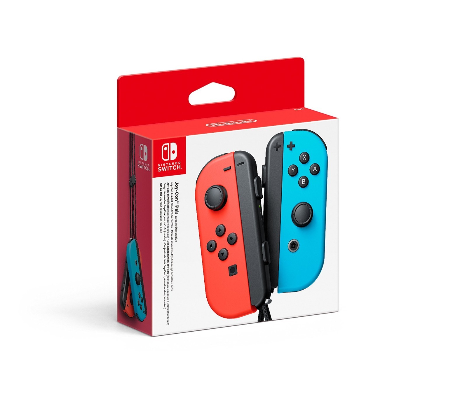 Nintendo Joy-Con Paire de Manettes de Jeu pour Nintendo Switch - Rouge/Bleu
