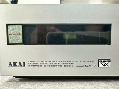 AKAI GX-7 3-head Cassette Deck Super GX | AC100V 50Hz/60Hz