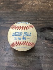 Rawlings Official American League Ball Lee Mac Phail  RO-A 1980s