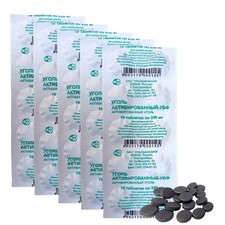  Aktivkohle Tabletten 10-500 St Уголь а...