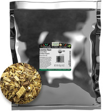 Licorice Root, Cut and Sifted, Certified Organic, Kosher 1 Lb. Bulk Bag Glyc