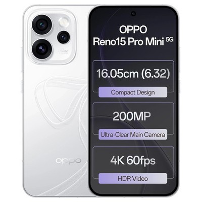 Oppo Reno 15 Pro mini 5G Dimensity 8450 Global Version No tariffs