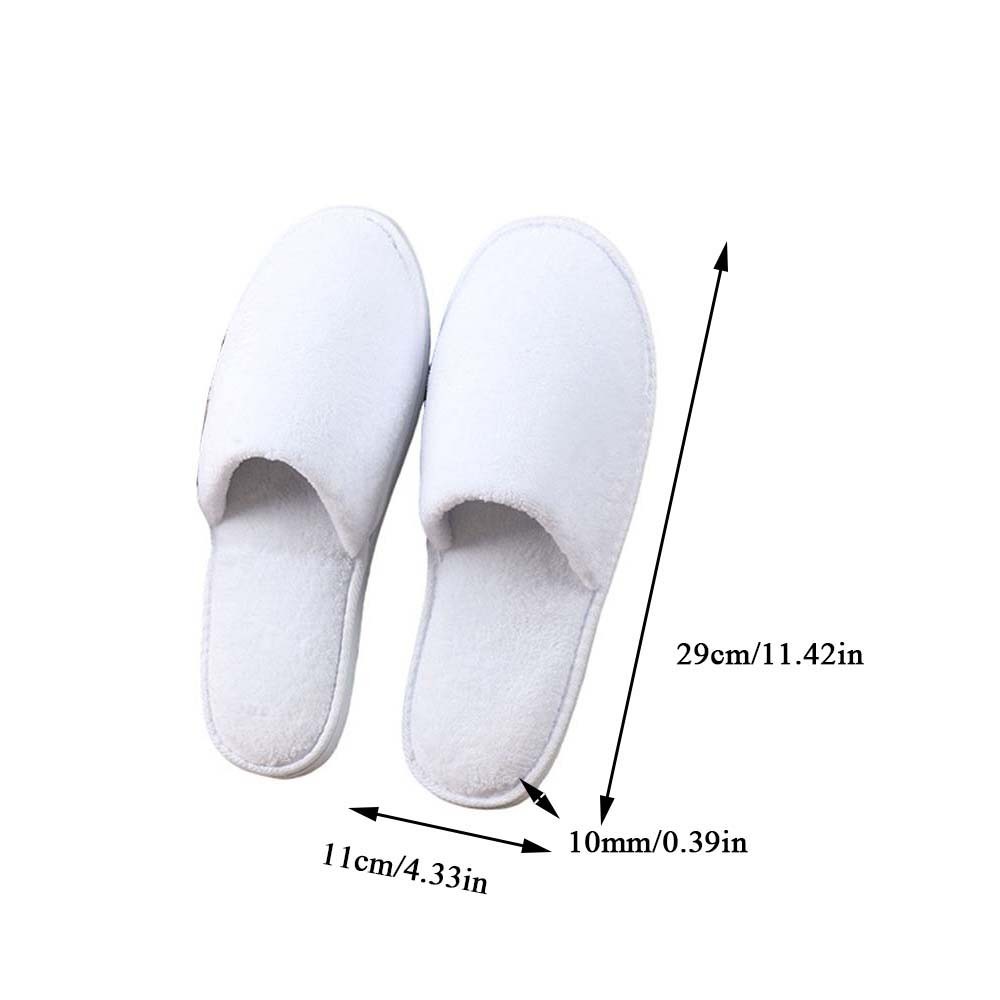 SAOLA 1 3 paia di scarpe relax per ospiti spa hotel punta chiusa corallo velluto: