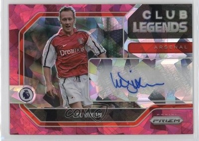 2021 Prizm Premier League Club Legends Signatures Pink Ice Lee Dixon Auto 0t9q