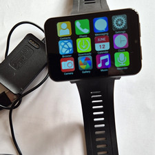DM100 Smart Watch Touchscreen Smartwatch 42mm Black .2.86" .