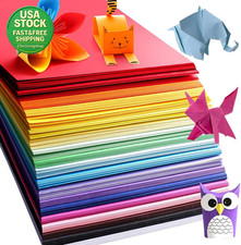 Origami Paper 200 Sheets 20 Colors Double Sided 6 Inch Square Craft Paper Kit