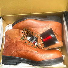Wolverine Durashocks Brown Leather Work Boots EH Men’s 11M W03120