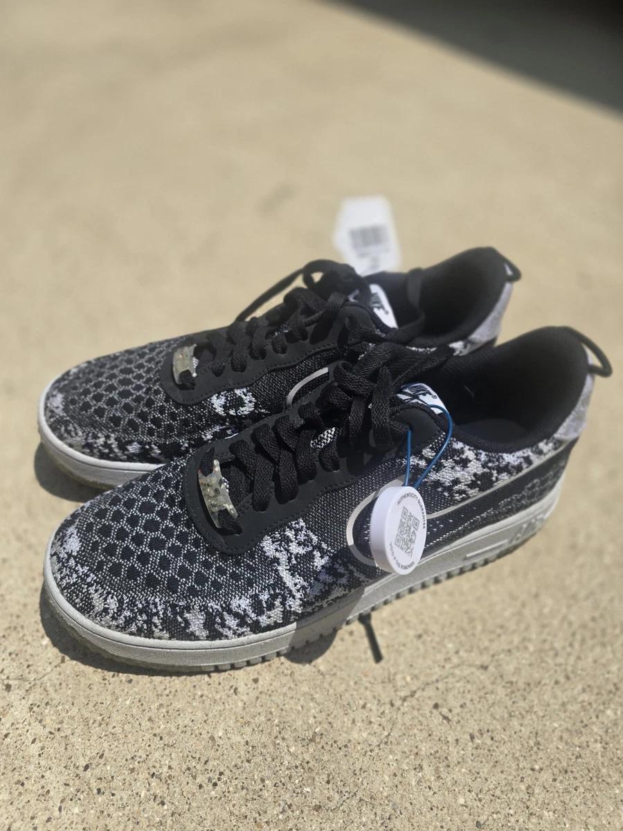 Nike Air Force 1 Crater Flyknit Black White for Sale  display picture 3
