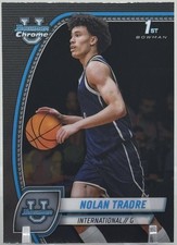 2024-25 Bowman University Chrome Basketball Nolan Traore 1st #56 Brooklyn Nets