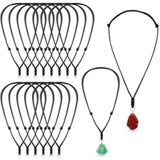 Philbinden 20Pcs Vintage Black Necklace Cord Rope 14-26 inches, black