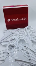 Doll Hangers Set of 12 Plastic Hangers, Fits 18 inch American Girl Doll Clothes