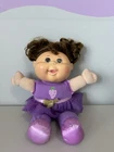Cabbage Patch Kids Sitting Pretty Grape Fashion 12” Doll Brown Hair Purple Doll