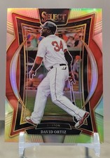 2025 Panini Select David Ortiz #96 Concourse Silver Prizm