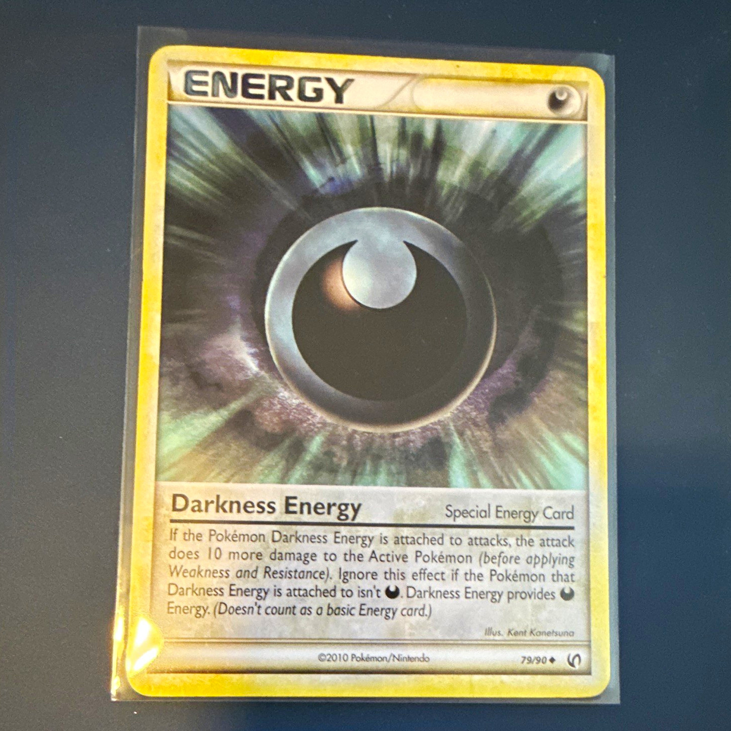 2010 POKEMON HEARTGOLD & SOULSILVER UNDAUNTED 79 DARKNESS ENERGY