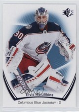 2021-22 SP Retail Blue Elvis Merzlikins #65 0i6