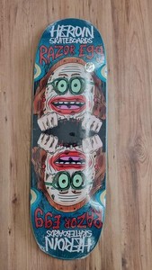 HEROIN SKATEBOARDS - AUNTIE RAZOREGG - 9.75´´