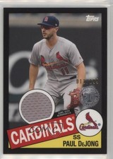 2020 Topps 1985 Baseball Relics Series 2 Black /199 Paul DeJong #85TR-PD 1g70